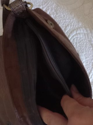 Bolso vintage mujer marrón