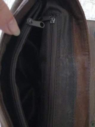 Bolso vintage mujer marrón