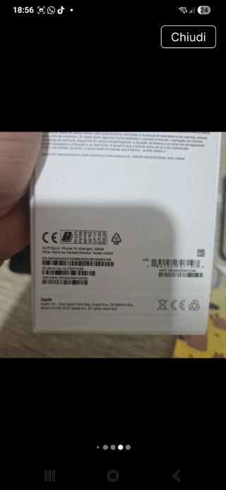 iPhone 13 128GB Mezzanotte