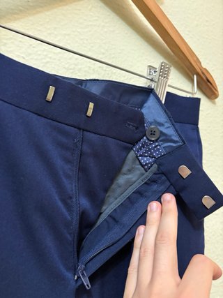 Traje azul marino Easy Wear Slim Fit talla 44/36