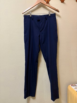 Traje azul marino Easy Wear Slim Fit talla 44/36