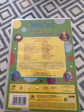 DVD Tweenies ¡Es hora de cantar!