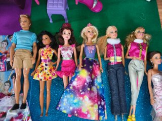 Conjunto di accessori e bambole Barbie