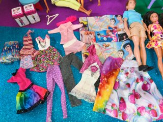 Conjunto di accessori e bambole Barbie