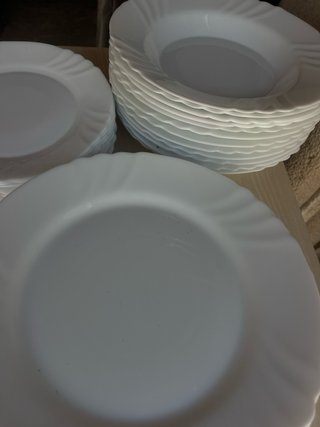 Arcopal Platos Porcelana Blancos ( 35 piezas )