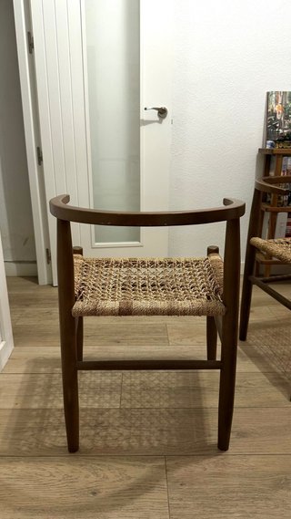 Silla de ratán asiento tejido moderna Sklum (4)