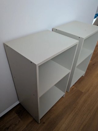 Set 2 Mesitas Noche Madera Beige