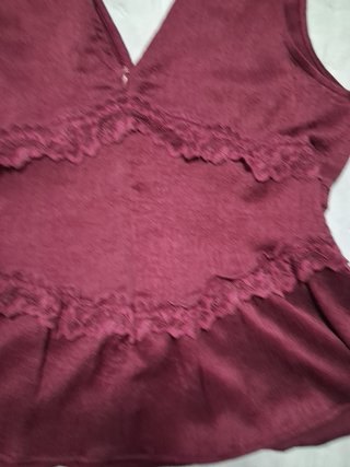 Camisa de tirantes con encaje
