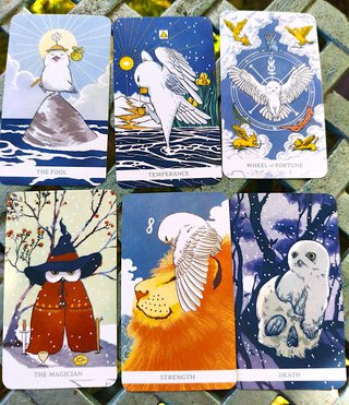 White Winny Tarot, Tarot de Cheluzas Buhós Blancos