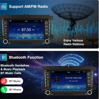 Pantalla Multimedia Coche Volkswagen+Skoda+Seat.