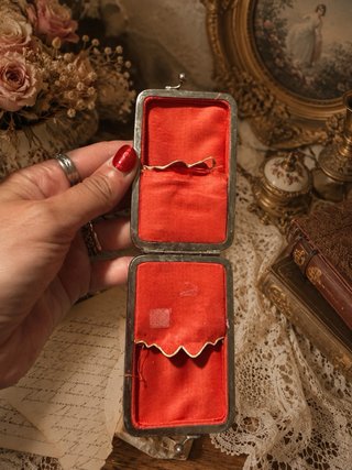 Porte billets antico madreperla Belle Époque