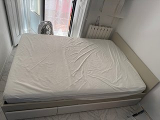 Estructura Cama Gris 140x200cm