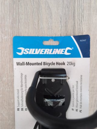 Colgador Bicicleta Pared Silverline 20kg