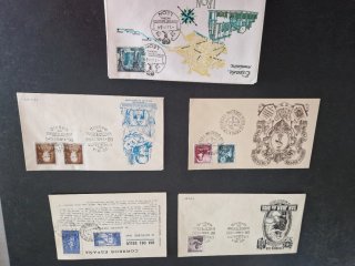 Sobres con sellos conmemorativos España