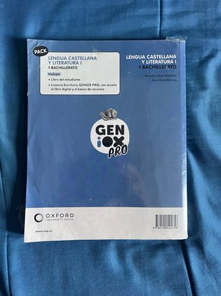 Lengua castellana y literatura I. Libro del est...