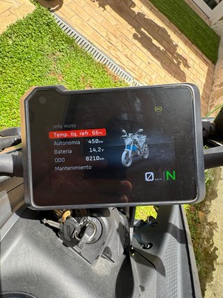 KTM Duke 125 Naked azul/Naranja