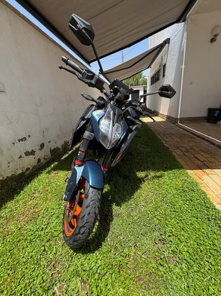 KTM Duke 125 Naked azul/Naranja