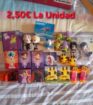 Lote de figuras y juguetes pequeños precio por U.