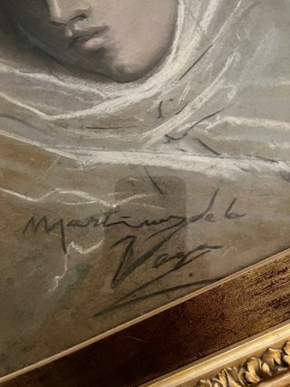 Cuadro Virgen María de Joaquín Martínez de la Vega