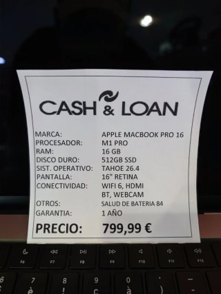MacBook Pro 16 M1 Pro