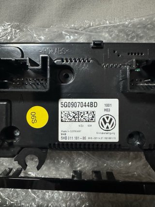 Golf 7 Panel Climatizador