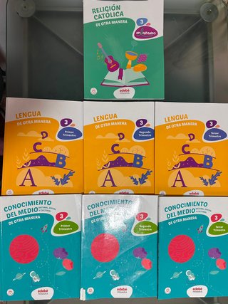 Libros 3 Primaria (Lengua-Conoc. Medio y Religión)
