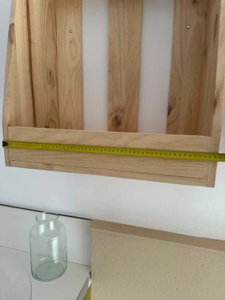 Estanterías de madera para panadería
