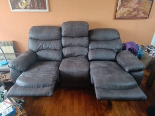 Sofá 3 plazas reclinable