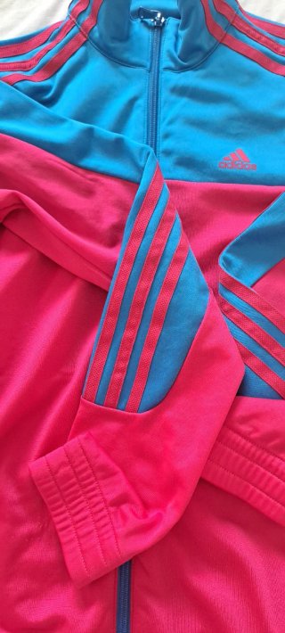 Chándal Adidas Azul y Fucsia