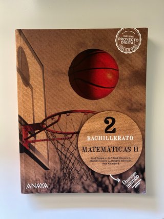 Matemáticas II. 2o de Bachillerato
