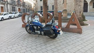 Kawasaki Vulcan 900 Cruiser Azul