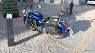 Kawasaki Vulcan 900 Cruiser Azul