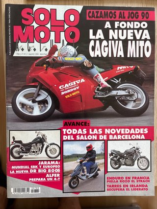 Lote 9 revistas Solo Moto (5€ unidad)