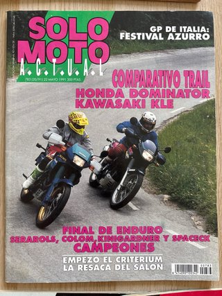 Lote 9 revistas Solo Moto (5€ unidad)