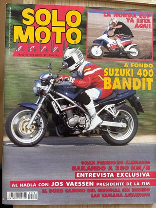 Lote 9 revistas Solo Moto (5€ unidad)