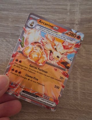 Carta Pokémon Arcanine EX Teracristal 280 HP