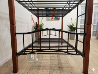 Litera Doble Mixta de Madera y Metal (90x190cm)