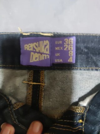 Falda vaquera Bershka azul