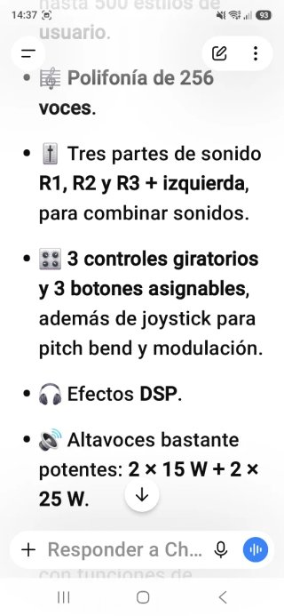 Teclado Sintetizador ESCUCHO OFERTAS RAZONABLES