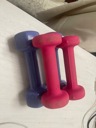 Pesas 1kg y 2kg para ejercicio
