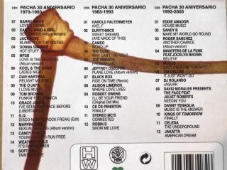 Pacha Ibiza 30 Aniversario Triple CD 2003