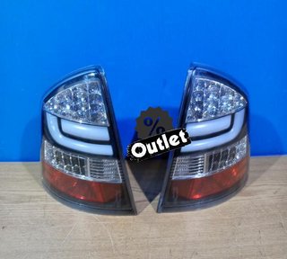 BA PILOTOS PARA SKODA OCTAVIA 04-13 LIGHT BAR FONDO NEGRO R1