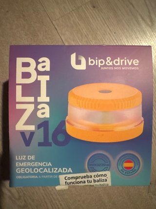 Baliza V16 Bip&Drive Luz Emergencia Geolocalizada