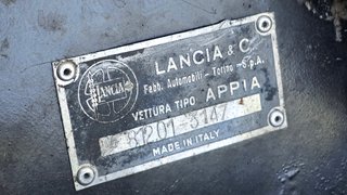 Lancia Appia Coupe Pininfarina 61 Único en España.