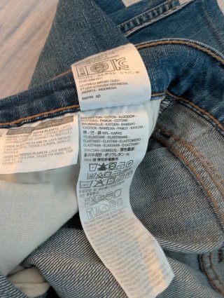Pantalón Levi's 504 Talla 38x34 Azul