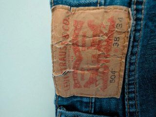 Pantalón Levi's 504 Talla 38x34 Azul
