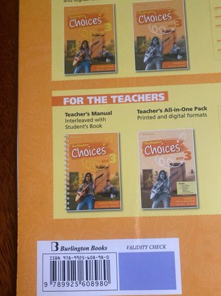 Choices Student's book. ESO 3