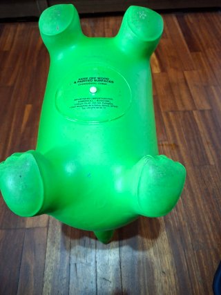 Caballo Hinchable Verde para Niños