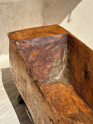 Artesa antigua de una pieza