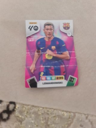 Carta Futbol Lewandowski Panini 40 EA